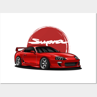 Supra MK-4 (Red Candy) Posters and Art